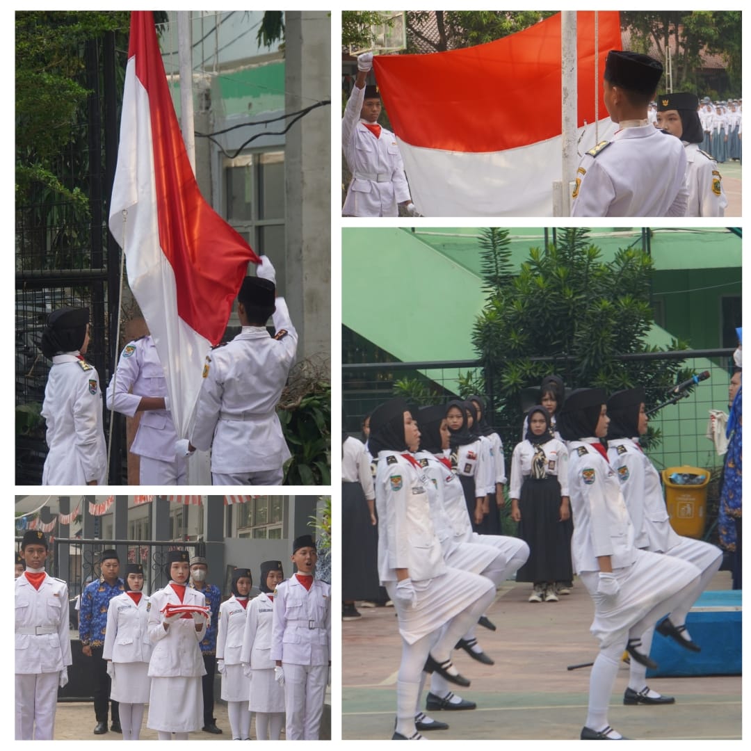 Peringati HUT RI ke-79, SMA Negeri 1 Citeureup Gelar Upacara Bendera dengan Khidmat