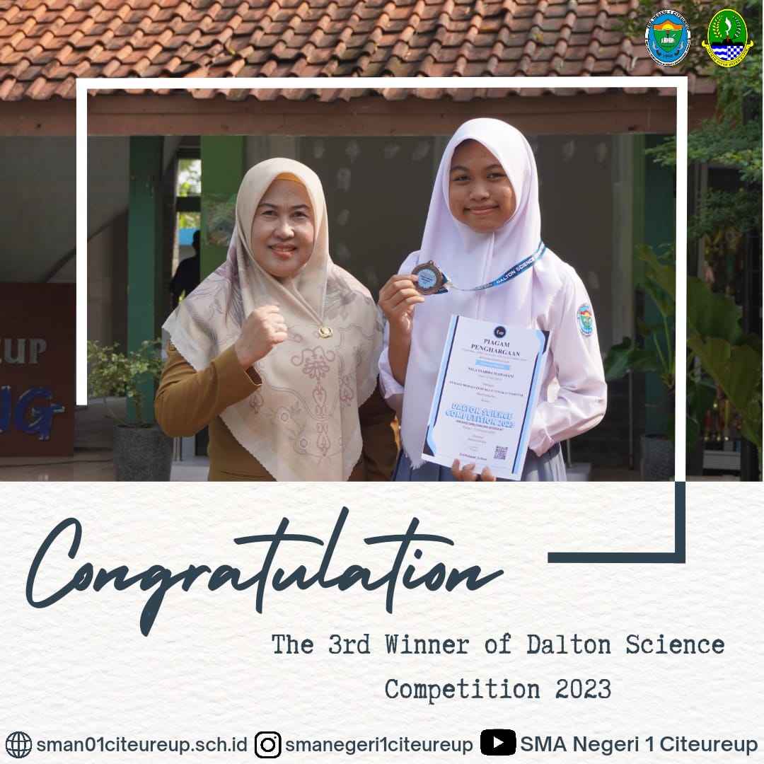 JUARA 3 DALTON SCIENCE COMPETITION 2023