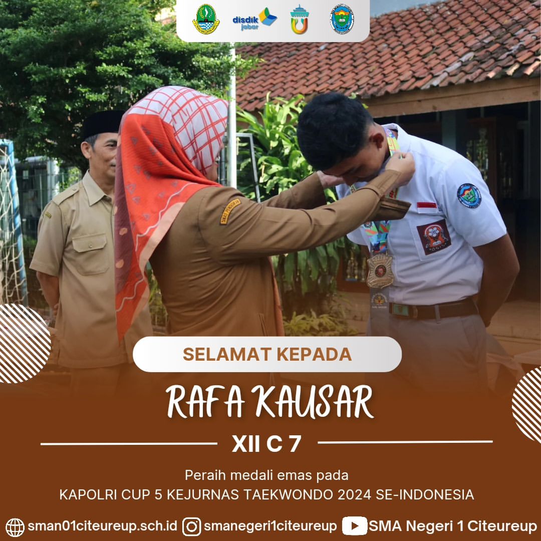 MEDALI EMAS KAPOLRI CUP 5 KEJURNAS TAEKWONDO 2024 