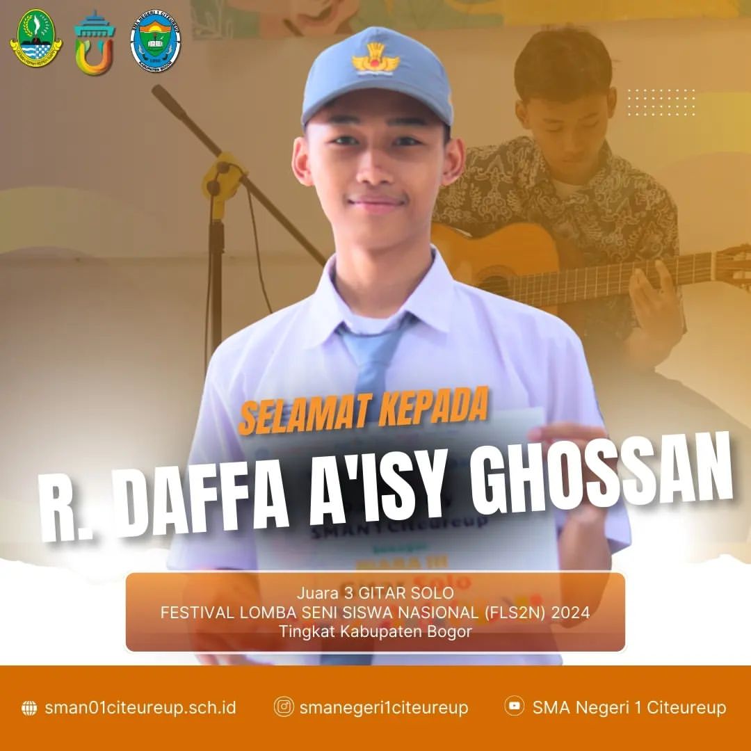 Juara 3 Gitar Solo FLS2N 2024 Kabupaten Bogor