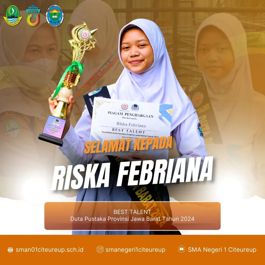 Best Talent Duta Pustaka Provinsi Jawa Barat Tahun 2024